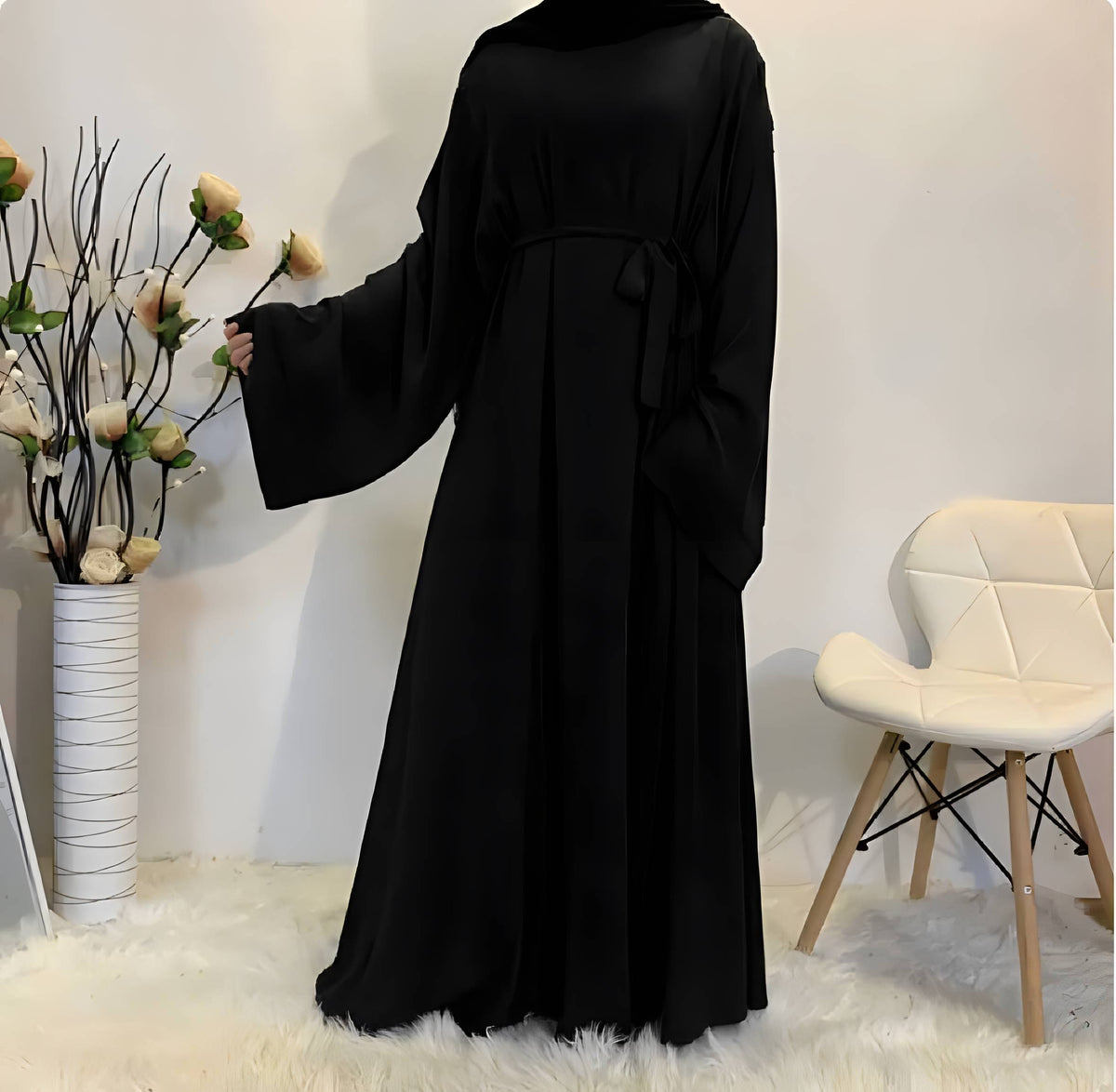 Abaya longue femme style Dubaï