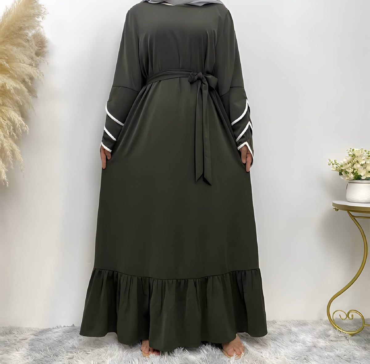 Robe femme à ourlet patchwork