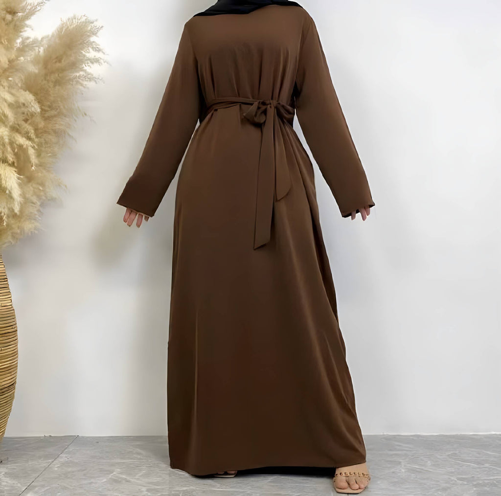 Robe femme lacée à poches