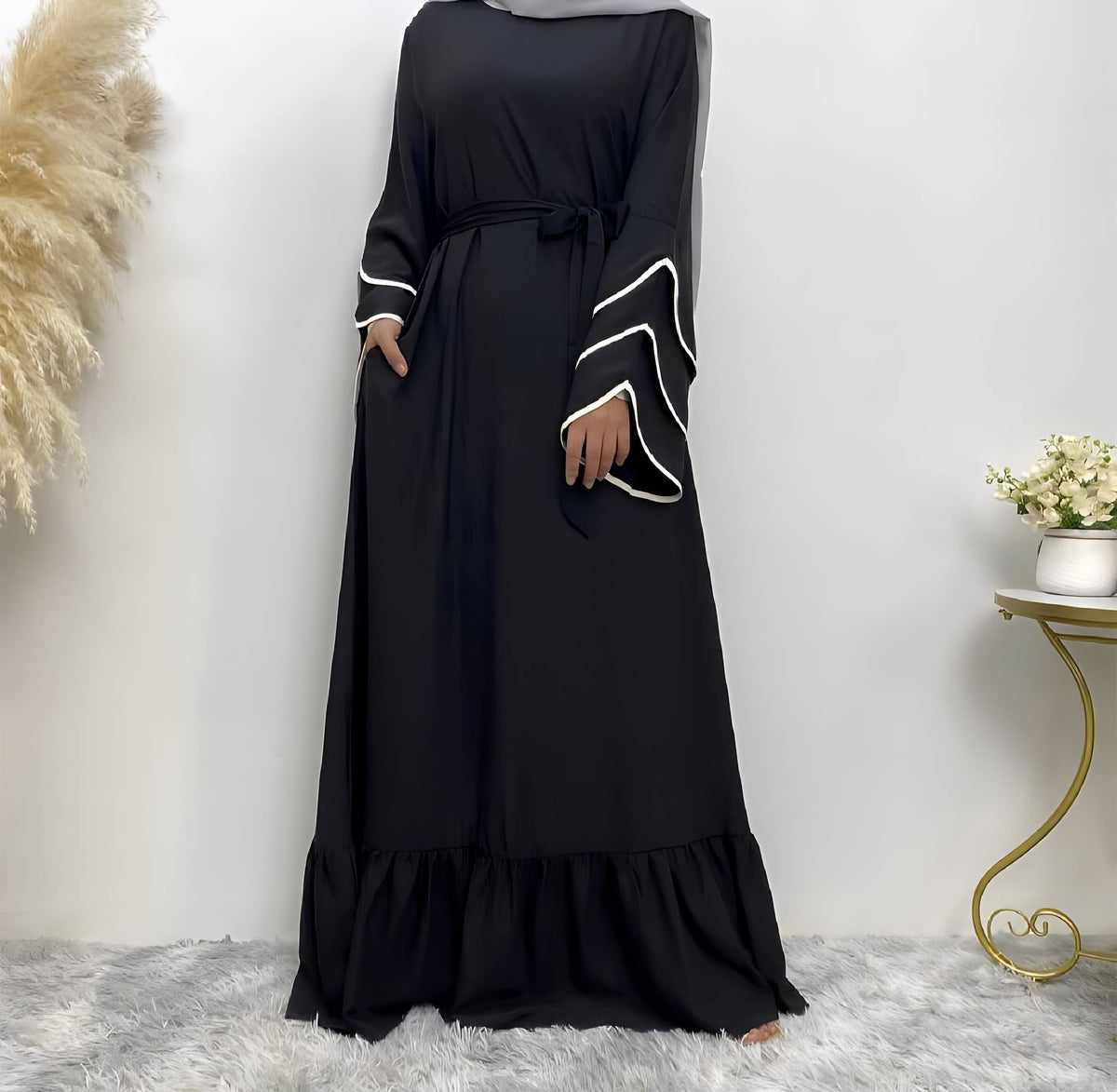 Robe femme à ourlet patchwork