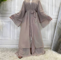 Robe cardigan chiffon femme