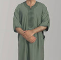 Robe homme ample style Moyen-Orient – vert clair