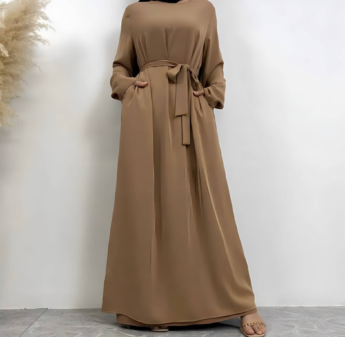 Robe femme lacée à poches
