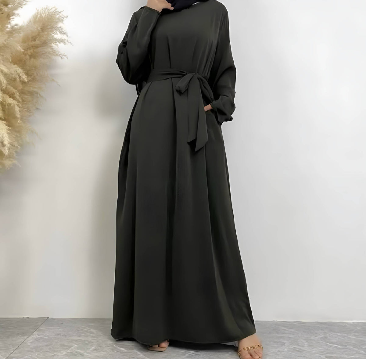 Robe femme lacée à poches